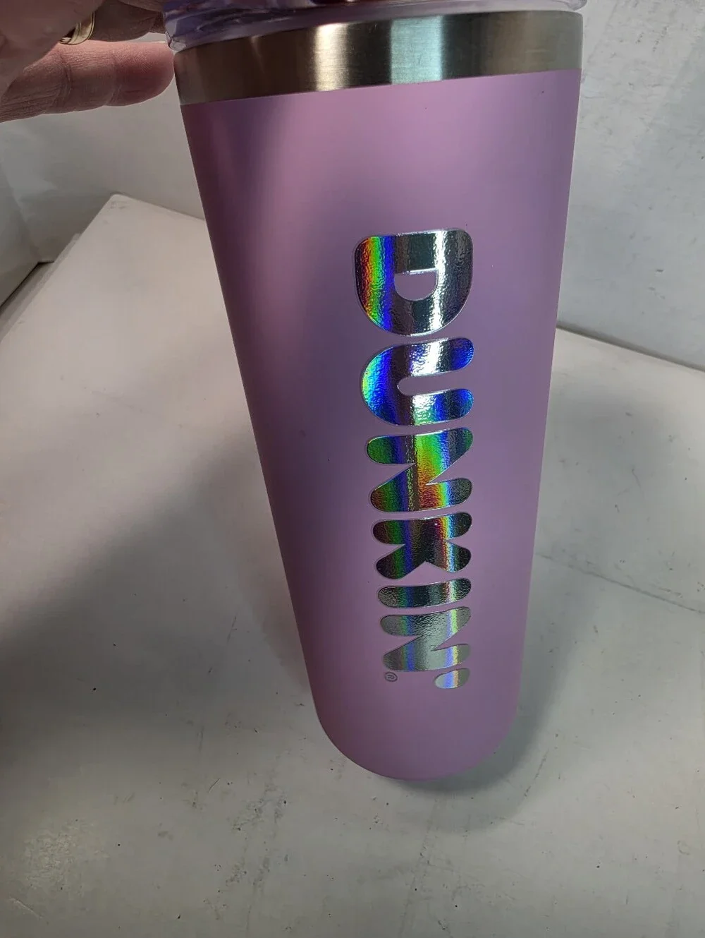 Limited-edition Summer 2023 Dunkin' Donuts Stainless Insulated Travel Tumbler.